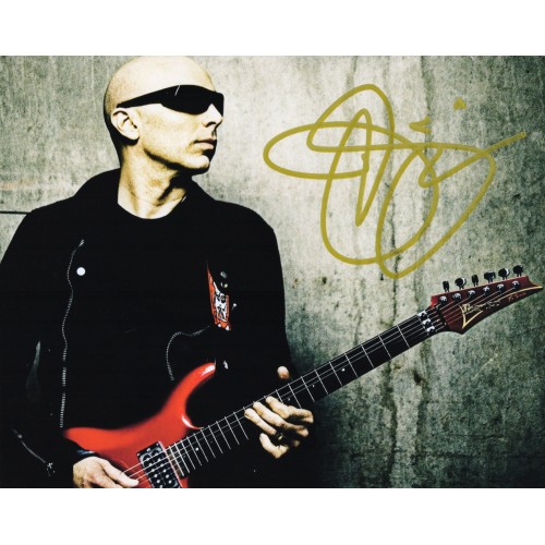 Joe Satriani ジョー・サトリアーニ ギタリスト 直筆サイン入り写真認証COA付