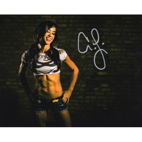 AJ Lee エイプリル・ジャネット・メンデス 直筆サイン入り写真認証COA付