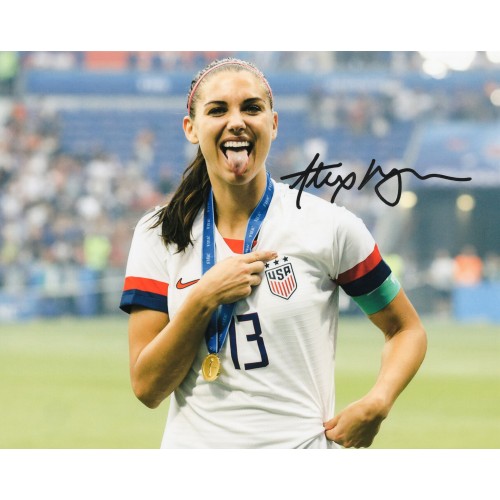 Alex Morgan アレックス・モーガン 直筆サイン入り写真認証COA付