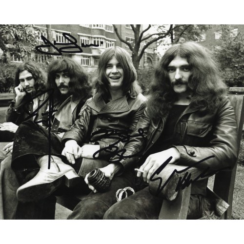 BLACK SABBATH ブラック・サバス 直筆サイン入り写真認証COA付