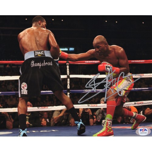 Bernard Hopkins バーナード・ホプキンス 直筆サイン写真 PSA認証