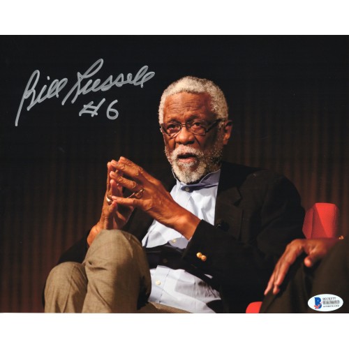 Bill Russell ビル・ラッセル 直筆サイン入り写真 BECKETT認証