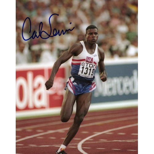 Carl Lewis カール・ルイス 直筆サイン入り写真認証COA付