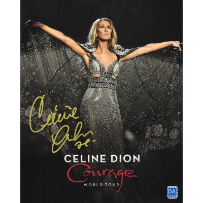 Celine Dion セリーヌ・ディオン 直筆サイン入り写真認証COA付