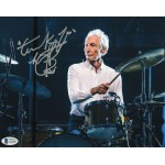 Charlie Watts チャーリー・ワッツ 直筆サイン入り写真 BECKETT 認証