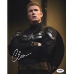 Chris Evans クリス・エヴァンス キャプテン・アメリカ 直筆サイン写真 PSA認証