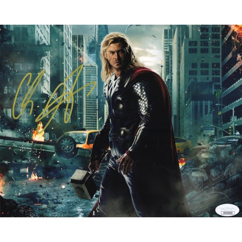 Chris Hemsworth クリス・ヘムズワース 直筆サイン入り写真JSA認証