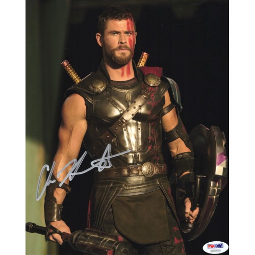 Chris Hemsworth クリス・ヘムズワース 直筆サイン写真 PSA認証