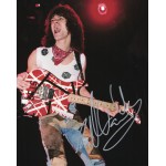 Eddie Van Halen エドワード・ヴァン・ヘイレン ギタリスト 直筆サイン入り写真認証COA付