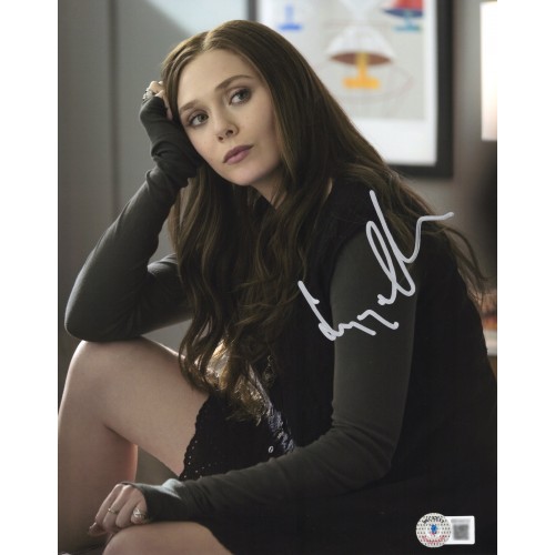 Elizabeth Olsen エリザベス・オルセン 直筆サイン入り写真BECKETT認証