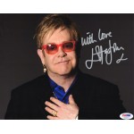 Elton John エルトン・ジョン 直筆サイン写真 PSA認証