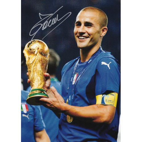 Fabio Cannavaro ファビオ・カンナヴァーロ 直筆サイン入り写真COA付