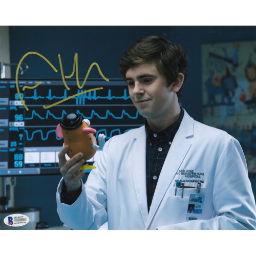 Freddie Highmore フレディ・ハイモア 直筆サイン入り写真 BECKETT 認証