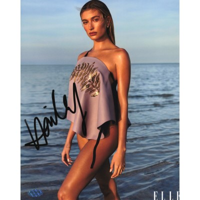 Hailey Bieber ヘイリー・ボールドウィン 直筆サイン入り写真認証COA付