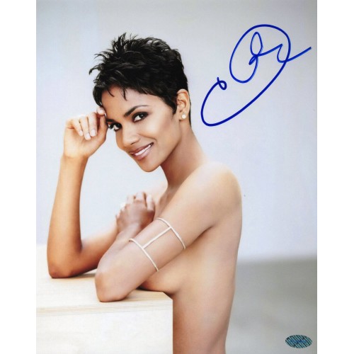 Halle Berry ハル・ベリー 直筆サイン入りヌード写真COA付