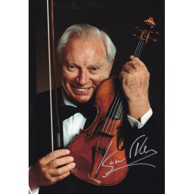 Isaac Stern アイザック・スターン 直筆サイン入り写真COA付