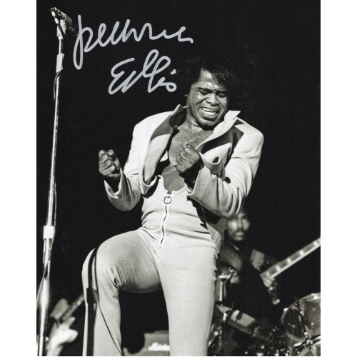 James Brown ジェームス・ブラウン 直筆サイン入り写真認証COA付