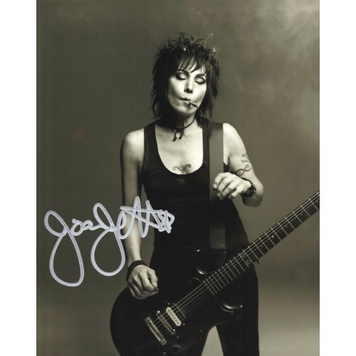 Joan Jett ジョーン・ジェット 直筆サイン入り写真認証COA付