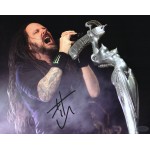 Jonathan Davis ジョナサン・デイヴィス Korn コーンボーカルです 直筆サイン入り写真COA付