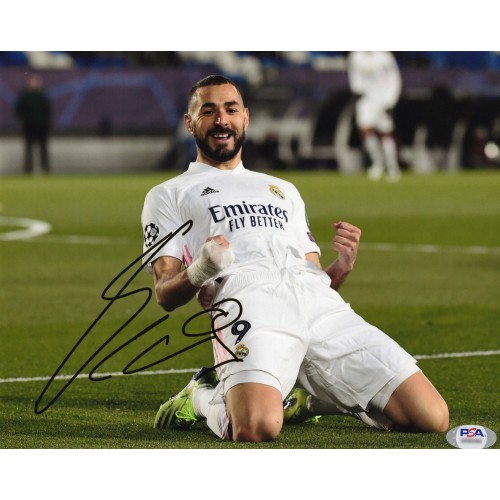 Karim Benzema カリム・ベンゼマ 直筆サイン写真 PSA認証