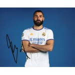 Karim Benzema カリム・ベンゼマ 直筆サイン入り写真認証COA付