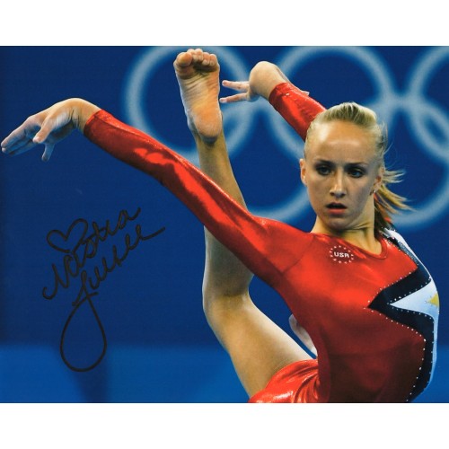 Nastia Liukin ナスティア・リューキン 直筆サイン入り写真認証COA付