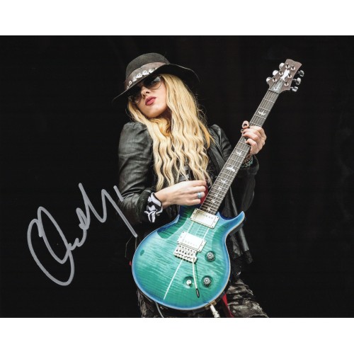 Orianthi オリアンティ・パナガリス 直筆サイン入り写真認証COA付