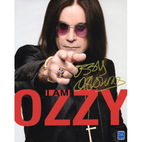 Ozzy Osbourne オジー・オズボーン 直筆サイン入り写真認証COA付