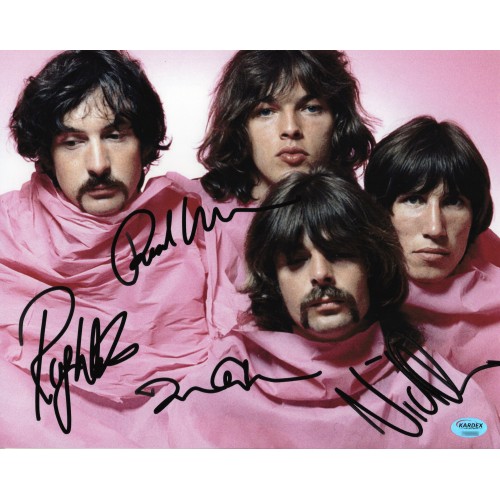 Pink Floyd ピンク・フロイド 直筆サイン入り写真認証COA付