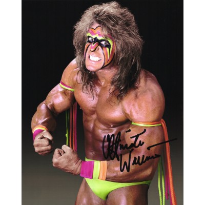 Ultimate Warrior アルティメット・ウォリアー 直筆サイン入り写真認証COA付