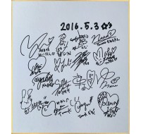 AKB48 SKE48 NMB48直筆サイン色紙